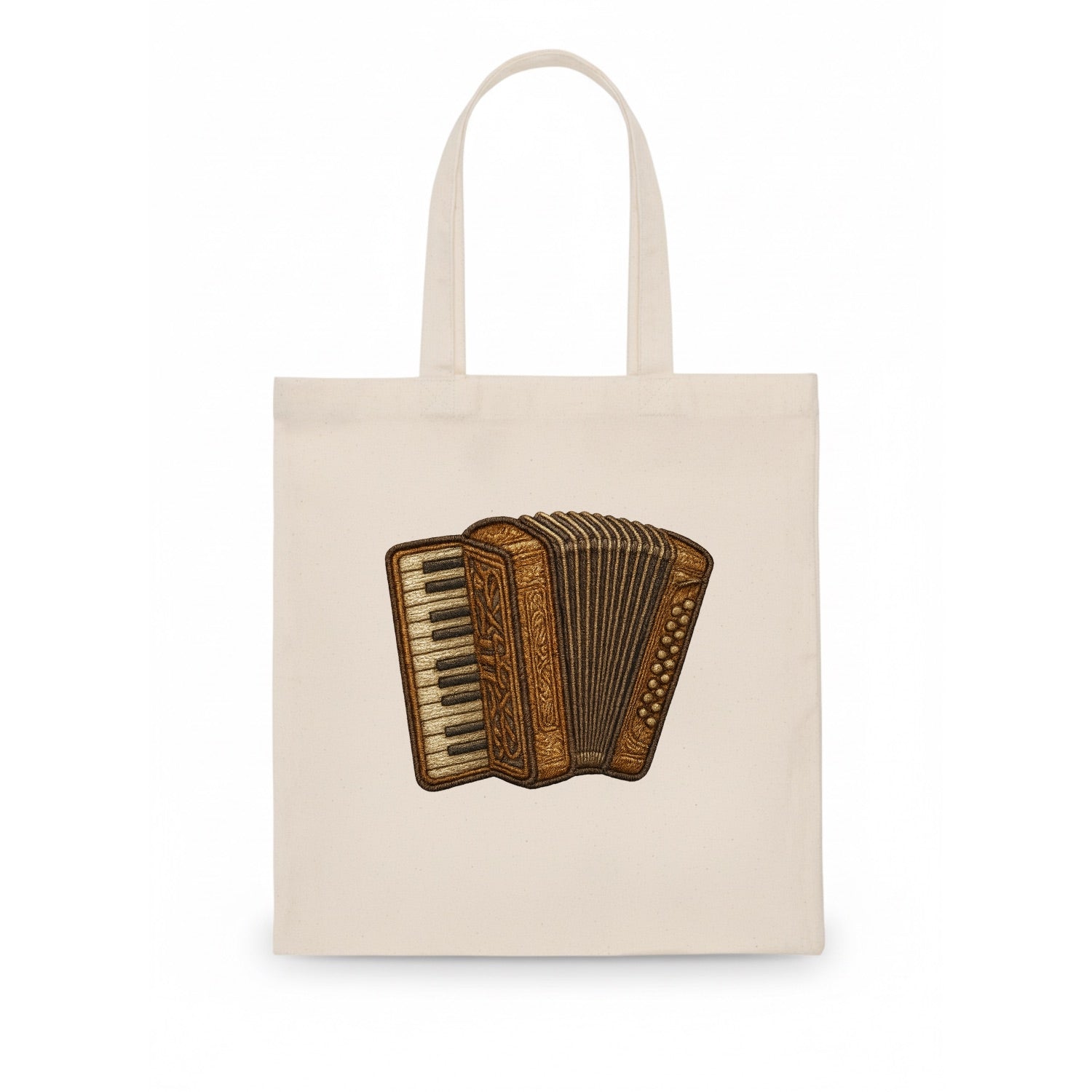 Accordion  - Tote Bag - white