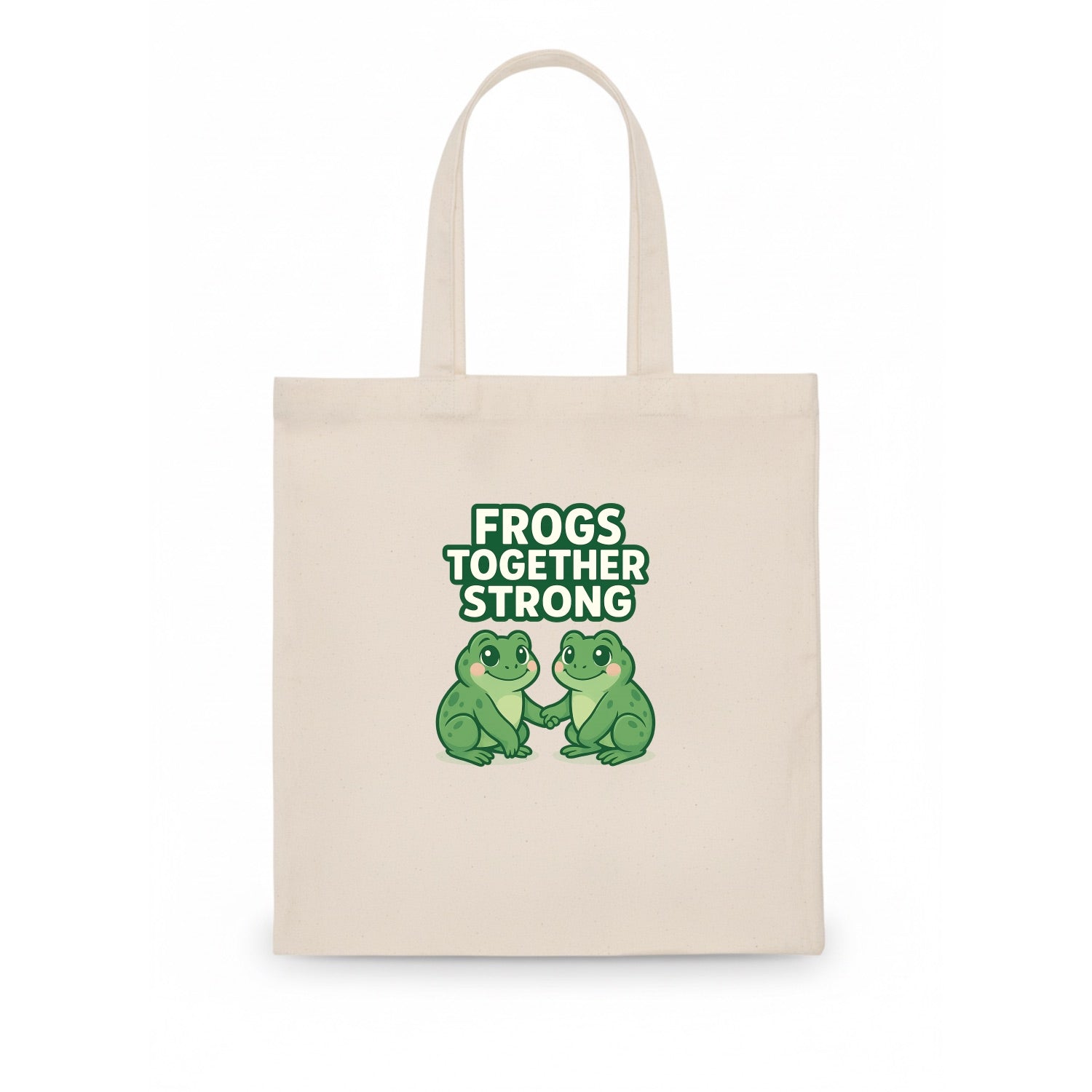 Frogs Together Strong 2 - Tote Bag - white