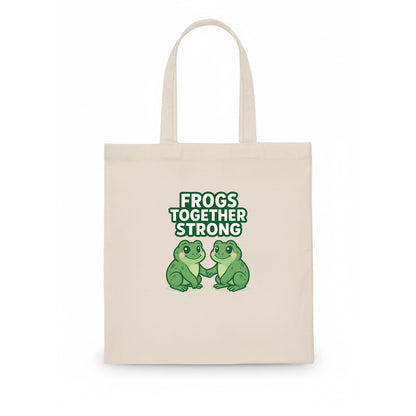 Frogs Together Strong 2 - Tote Bag - white