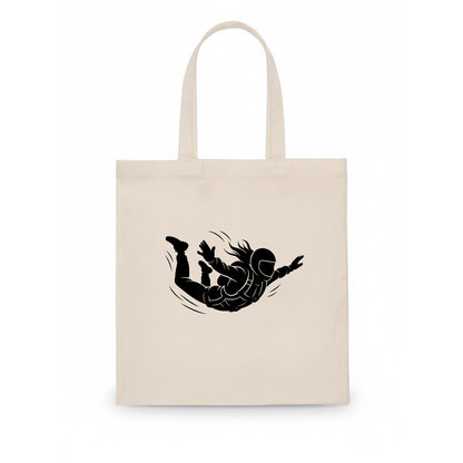 Skydiver free-fall position - Tote Bag - white