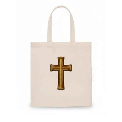 Latin Cross - Tote Bag - white