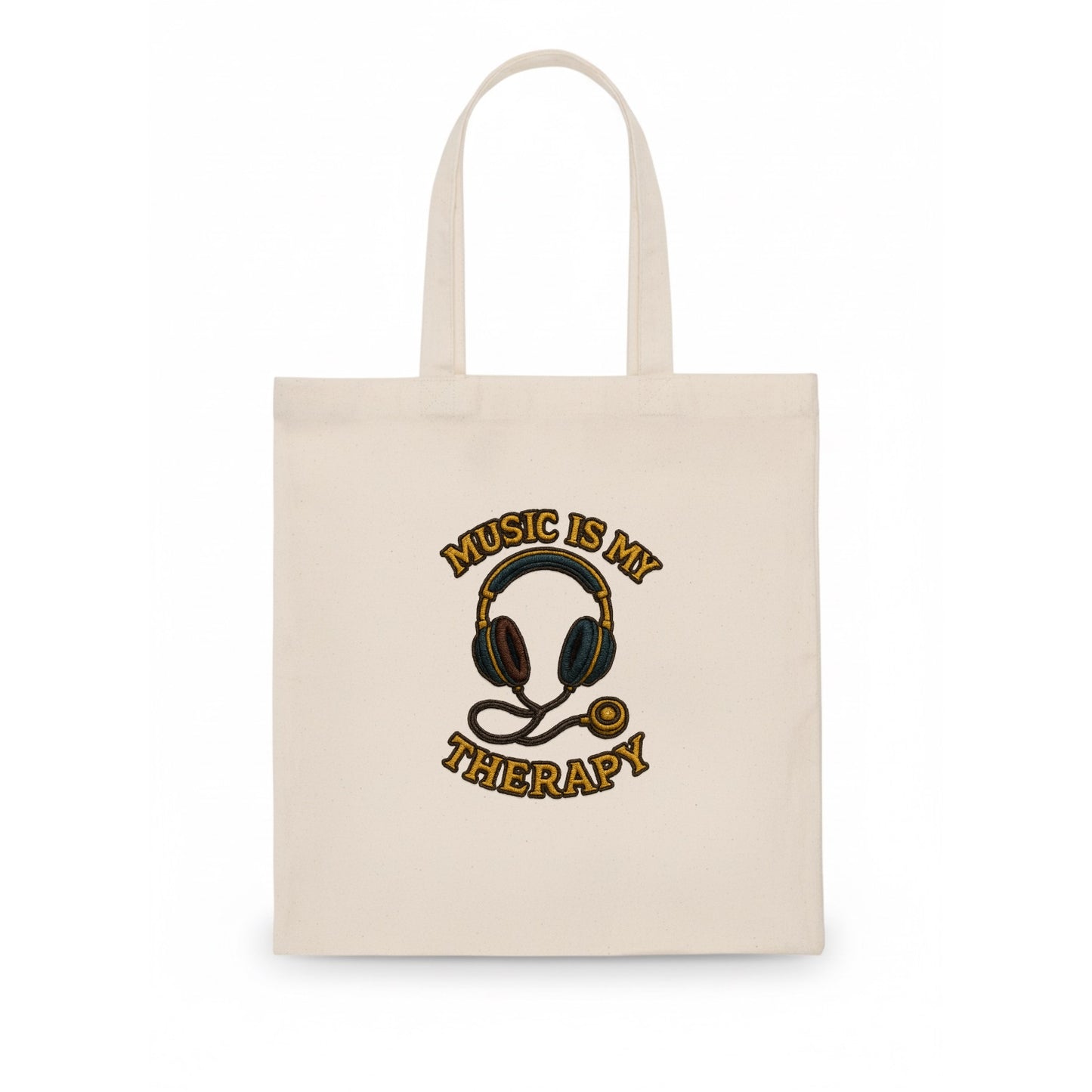 Music Is My Therapy  - Tote Bag - white