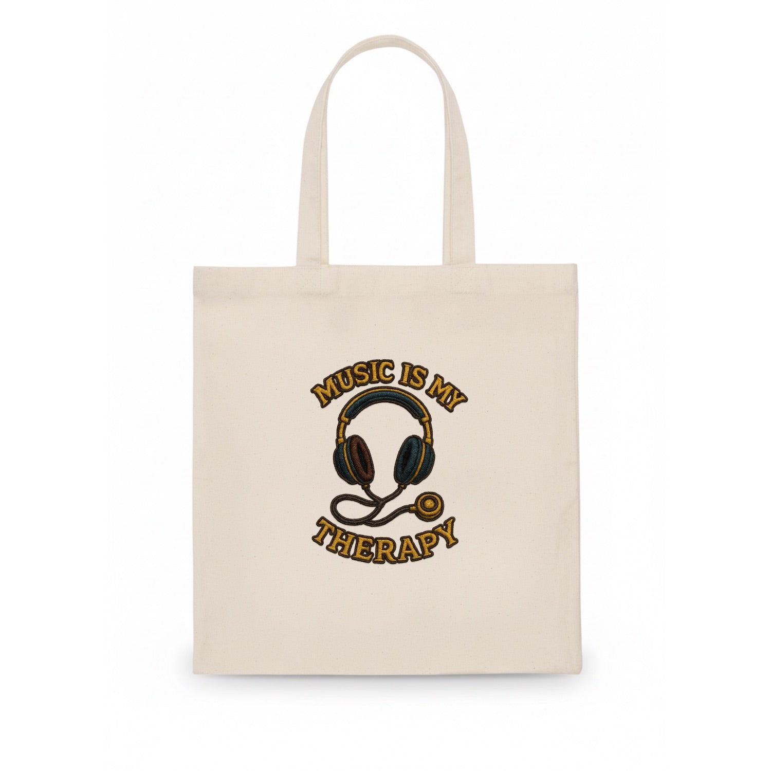 Music Is My Therapy  - Tote Bag - white