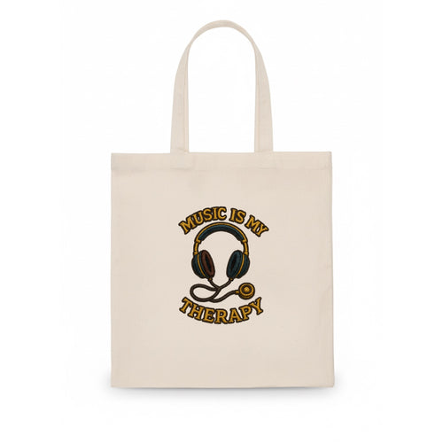 Music Is My Therapy  - Tote Bag