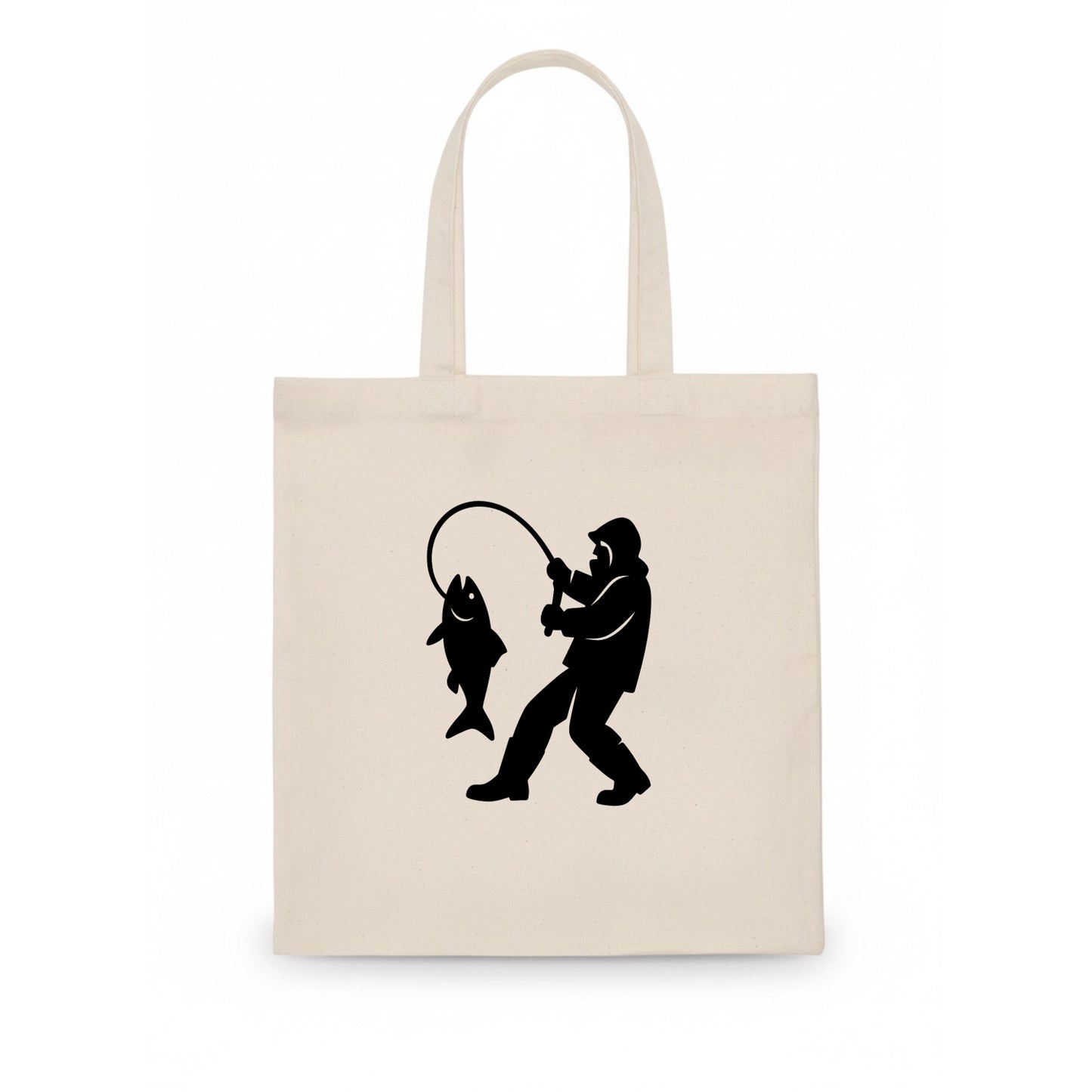 Alaskan fisherman hauling catch - Tote Bag - white