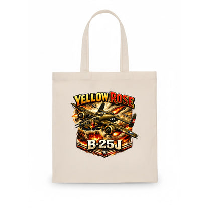 B 25j Yellow Rose - Tote Bag - white
