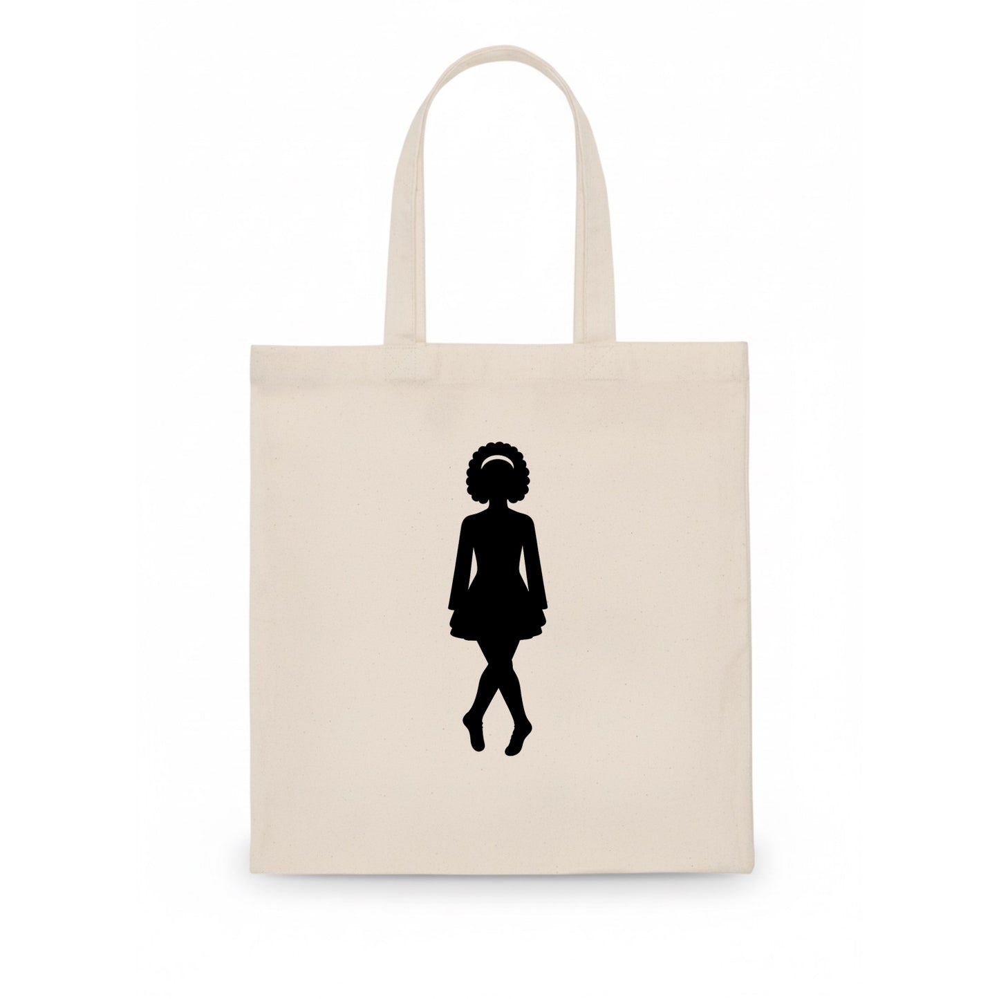 Irish step dancer traditional pose - Tote Bag - white
