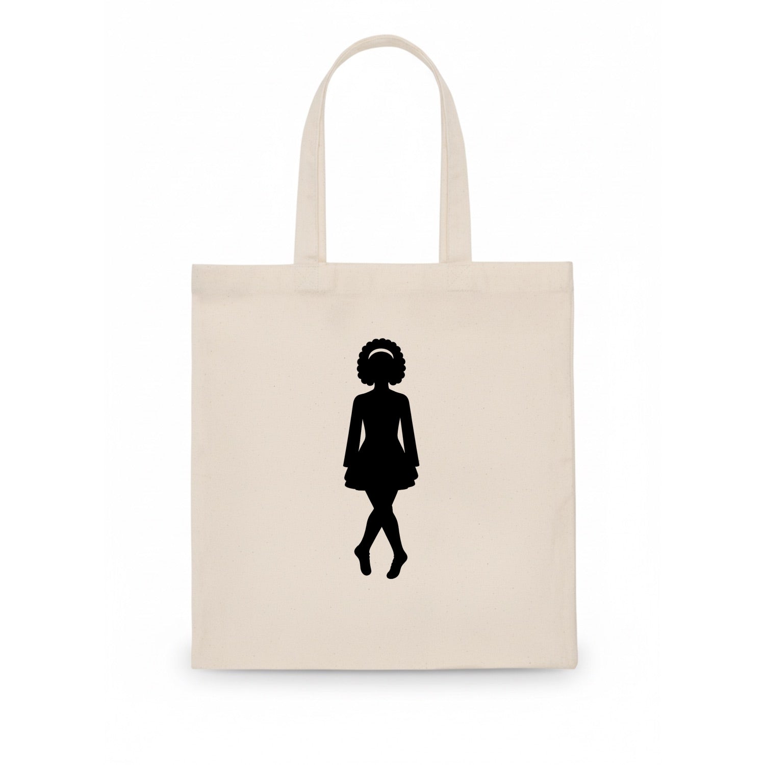 Irish step dancer traditional pose - Tote Bag - white
