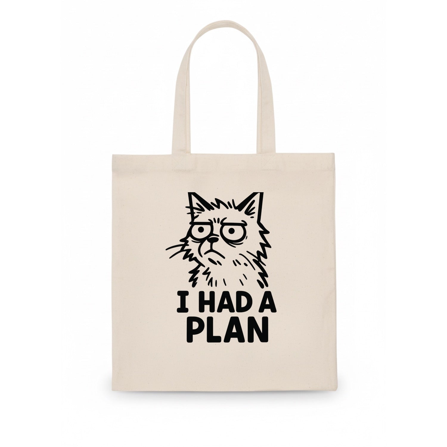 Existential Crisis Cat - Tote Bag - white