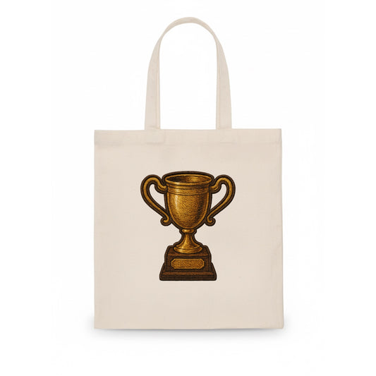 Trophy Cup  - Tote Bag - white