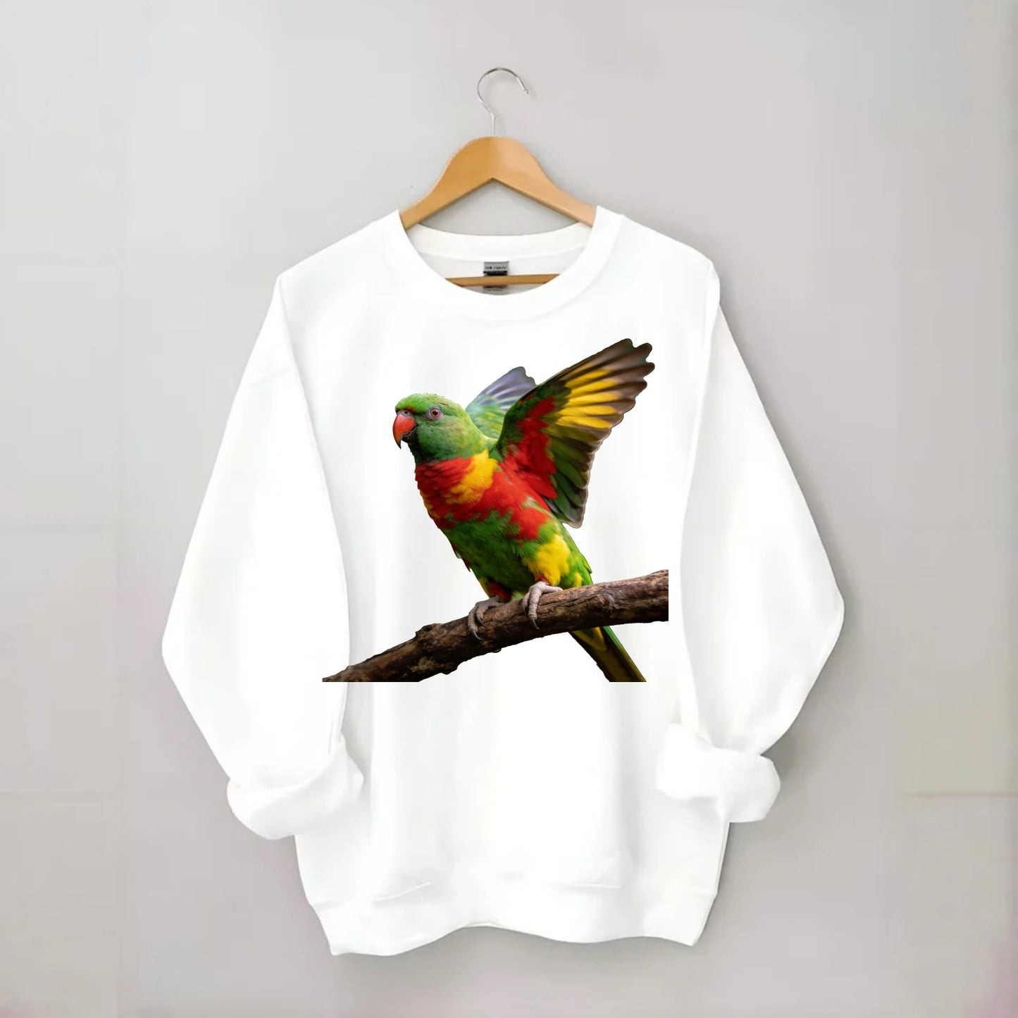 Parrot - Crewneck Sweatshirt - white