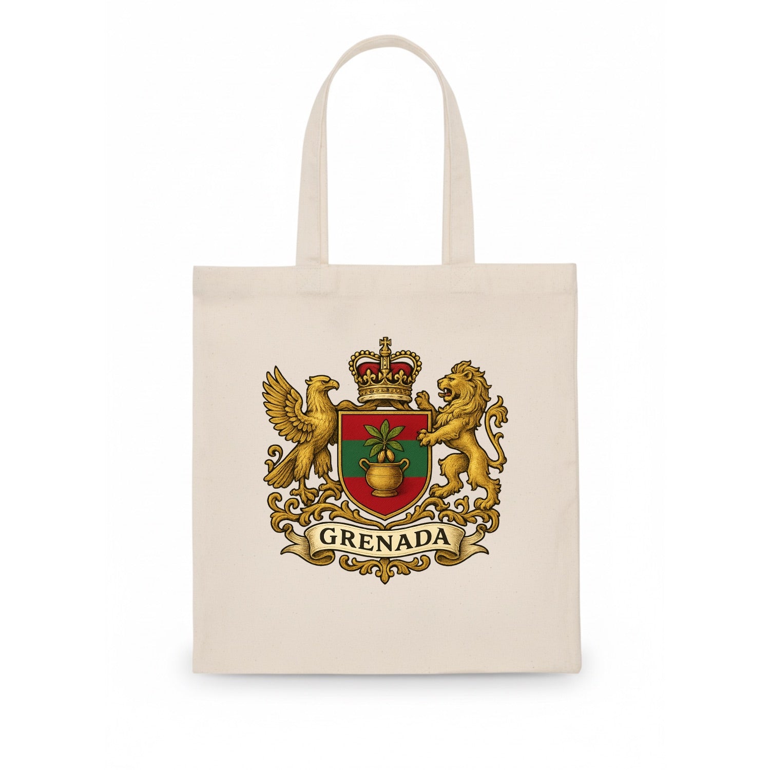 Grenada Heritage Badge  - Tote Bag - white