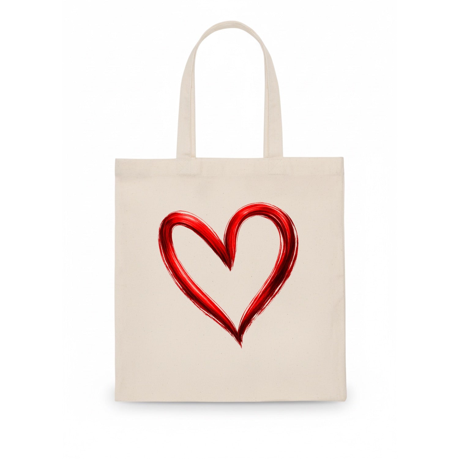 Love Heart - Tote Bag - white