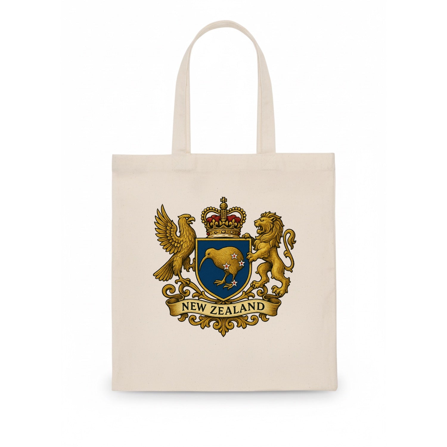 New Zealand Heritage Badge  - Tote Bag - white
