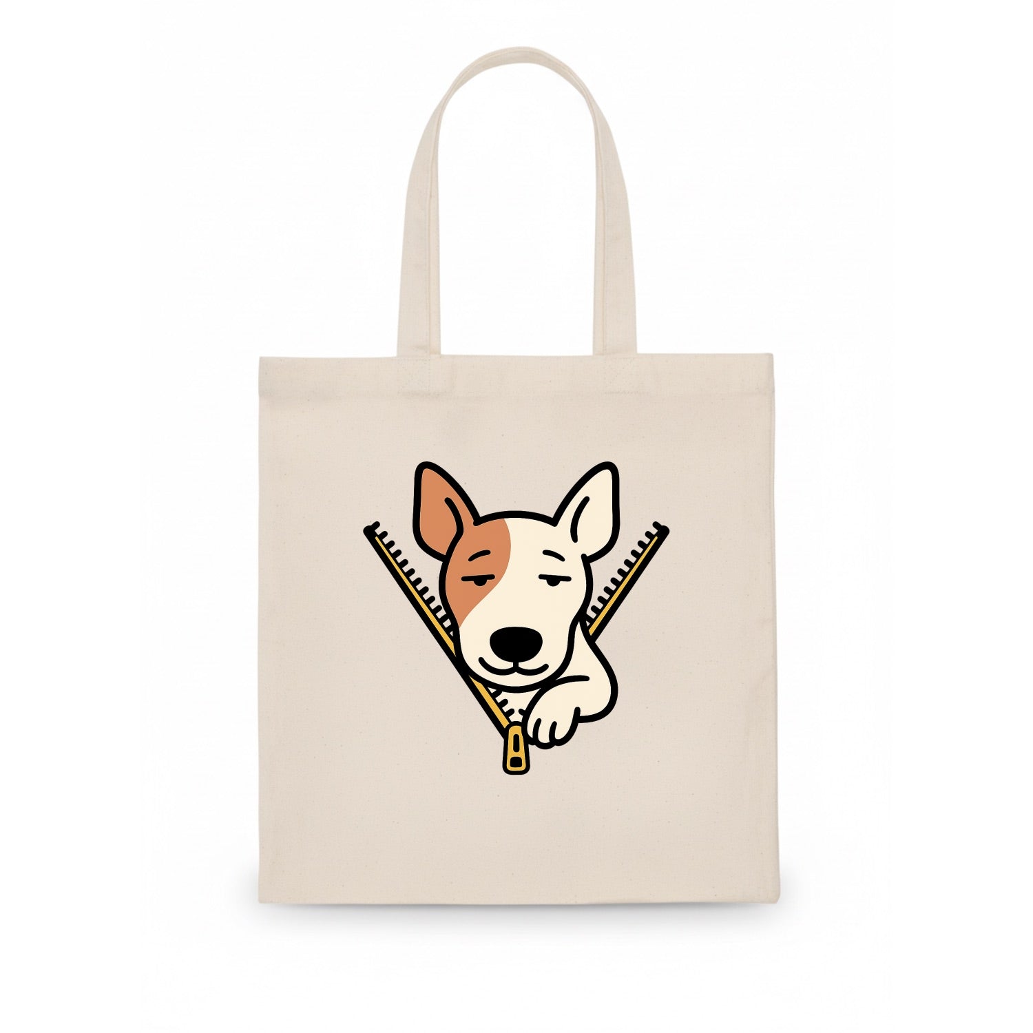 Bull Terrier - Tote Bag - white
