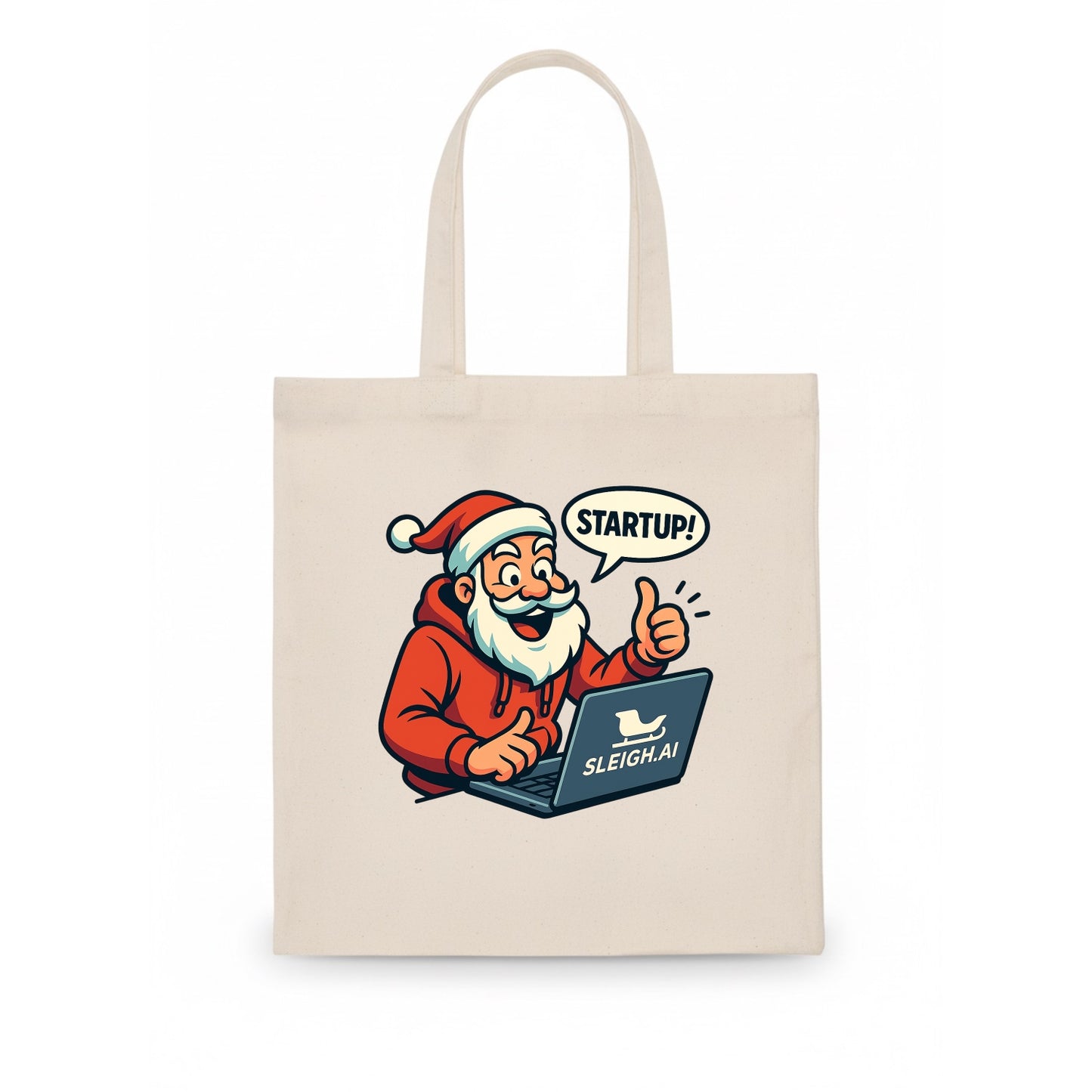 Santa Tech Startup CEO - Tote Bag - white