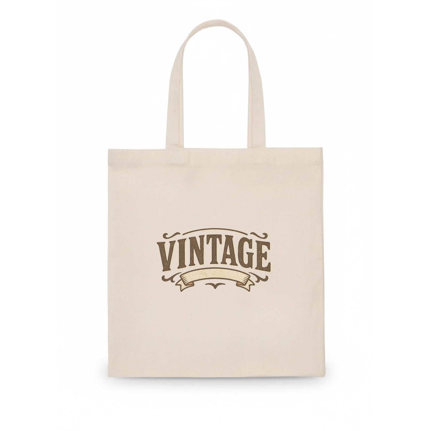 Bold typography design - "CENTERED" - aligned, focused, balanced within - Tote Bag - white