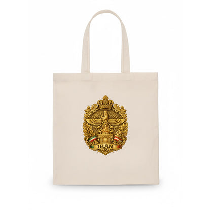 Iran Fire Temple Emblem - Tote Bag - white