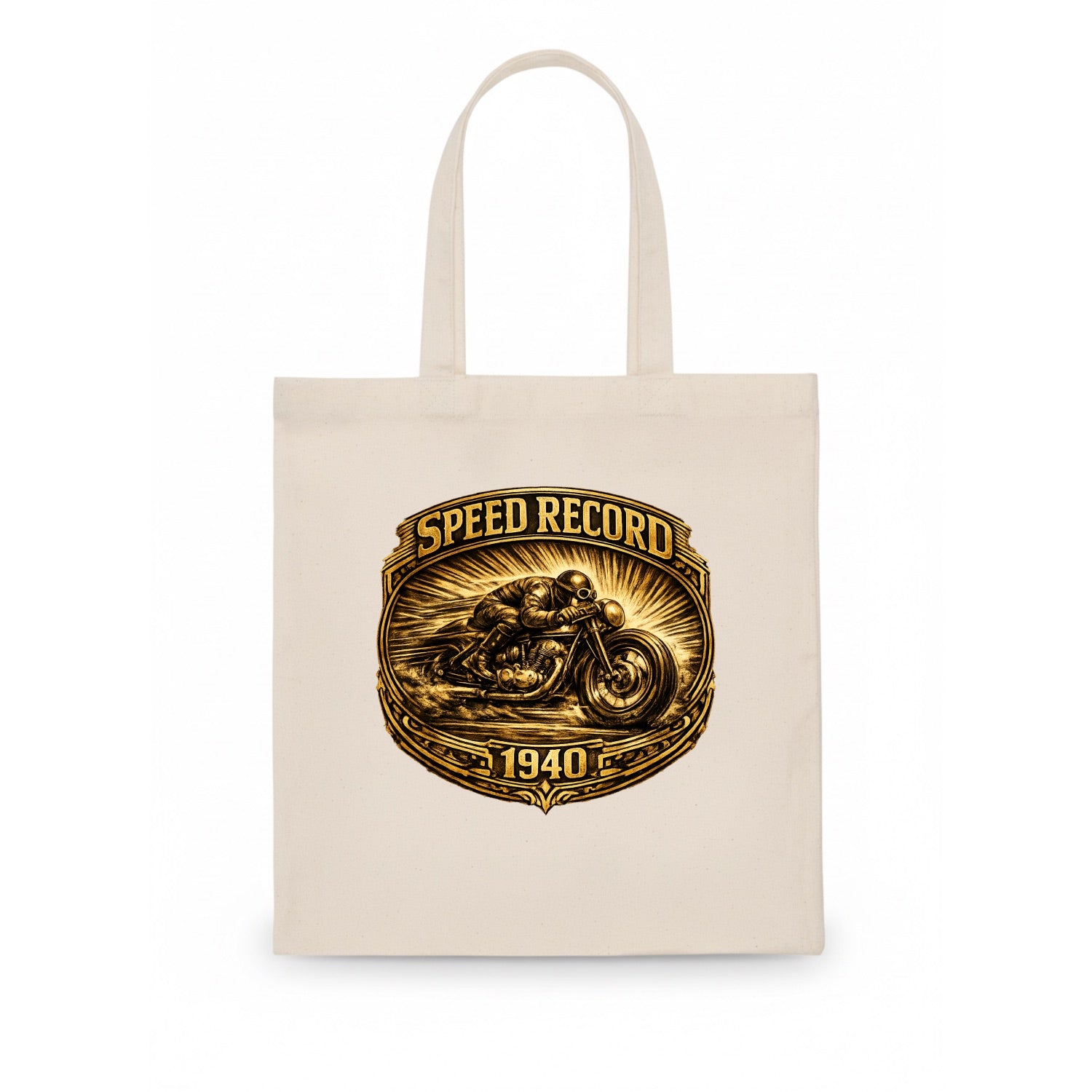 Speed Record Racer - Tote Bag - white