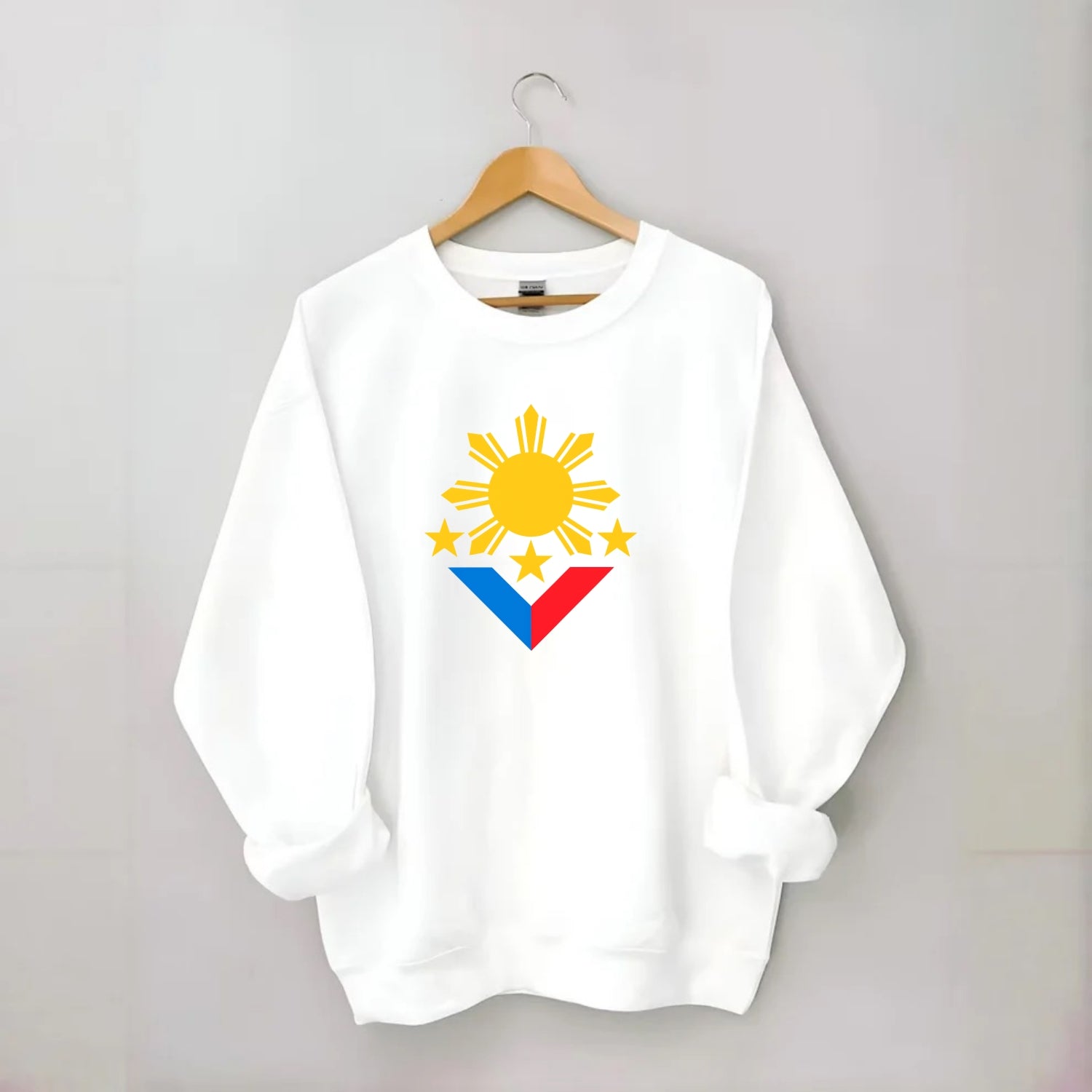Sun Of Three - Crewneck Sweatshirt - white