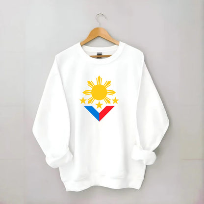 Sun Of Three - Crewneck Sweatshirt - white