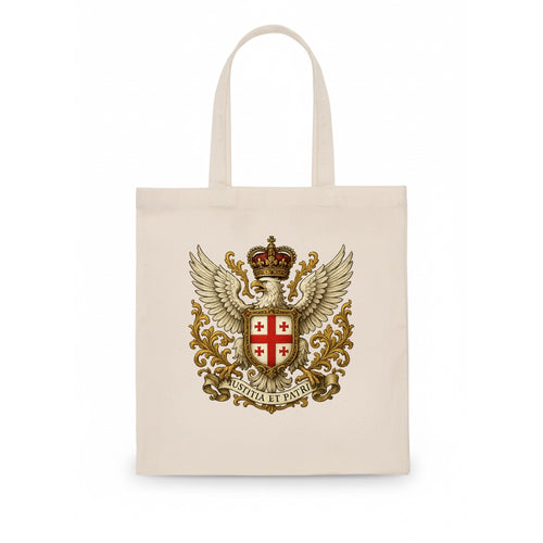 Georgia White Eagle Emblem  - Tote Bag