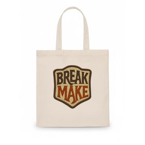 BREAK;MAKE THE RULES Rebel Red Snapback - Tote Bag