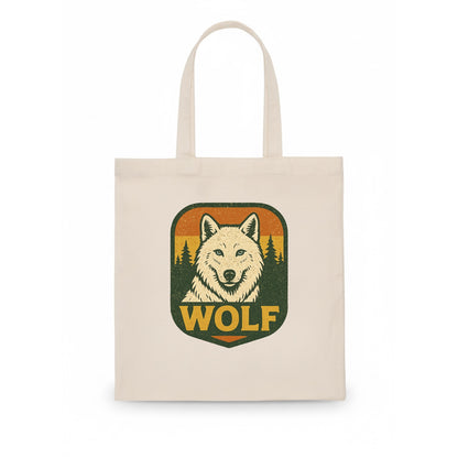 Arctic White Wolf  - Tote Bag - white