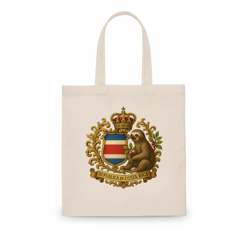 Costa Rica Sloth Emblem  - Tote Bag