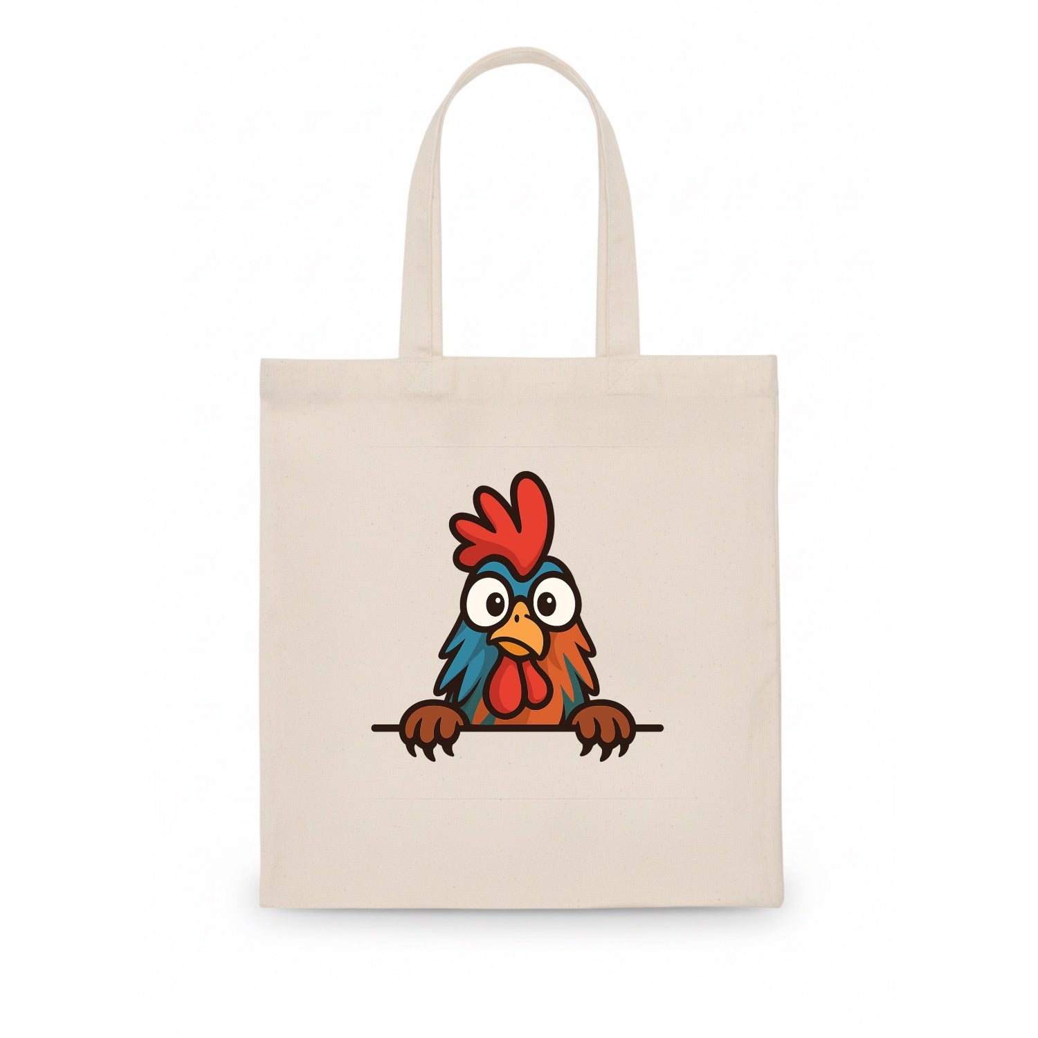 Rooster  - Tote Bag - white
