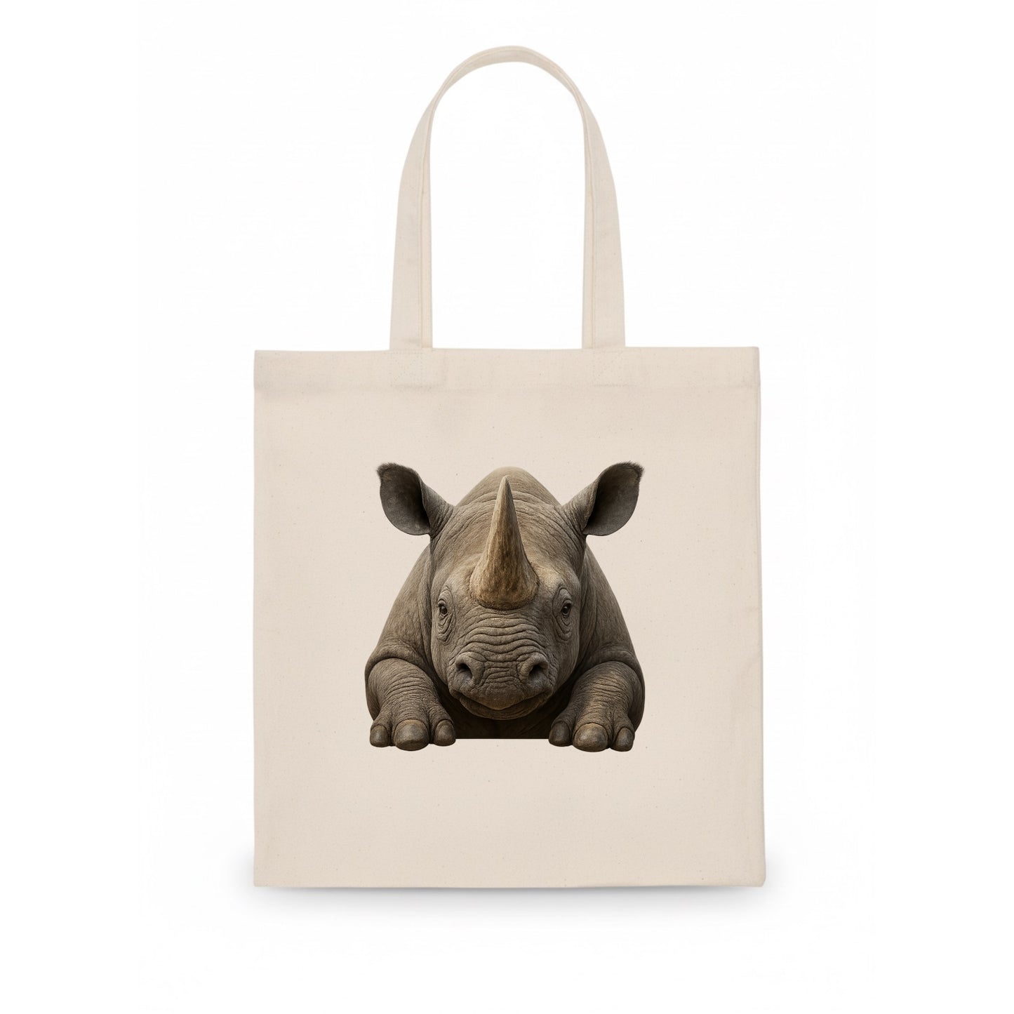Rhinoceros  - Tote Bag - white