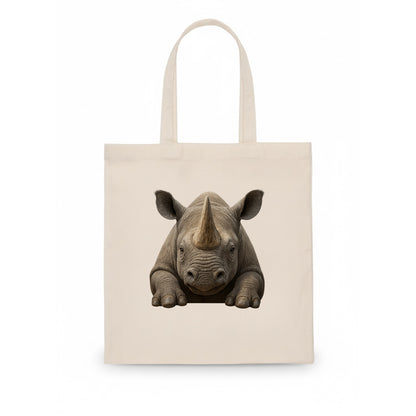 Rhinoceros  - Tote Bag - white