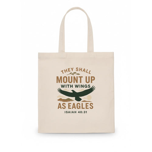 Isaiah 40:31 Eagle - Tote Bag