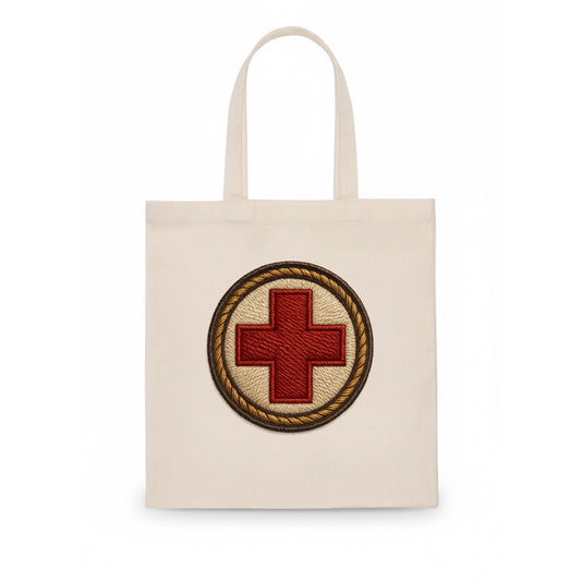 Medical Cross  - Tote Bag - white