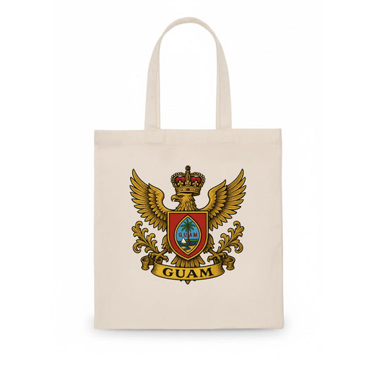 Guam Heritage Badge  - Tote Bag - white