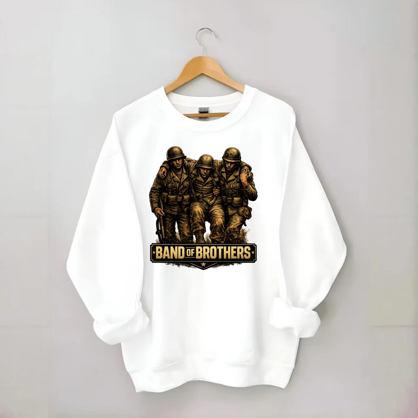 Band Of Brothers - Crewneck Sweatshirt - white
