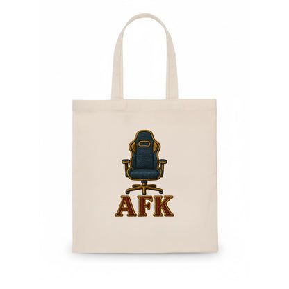 AFK   - Tote Bag - white