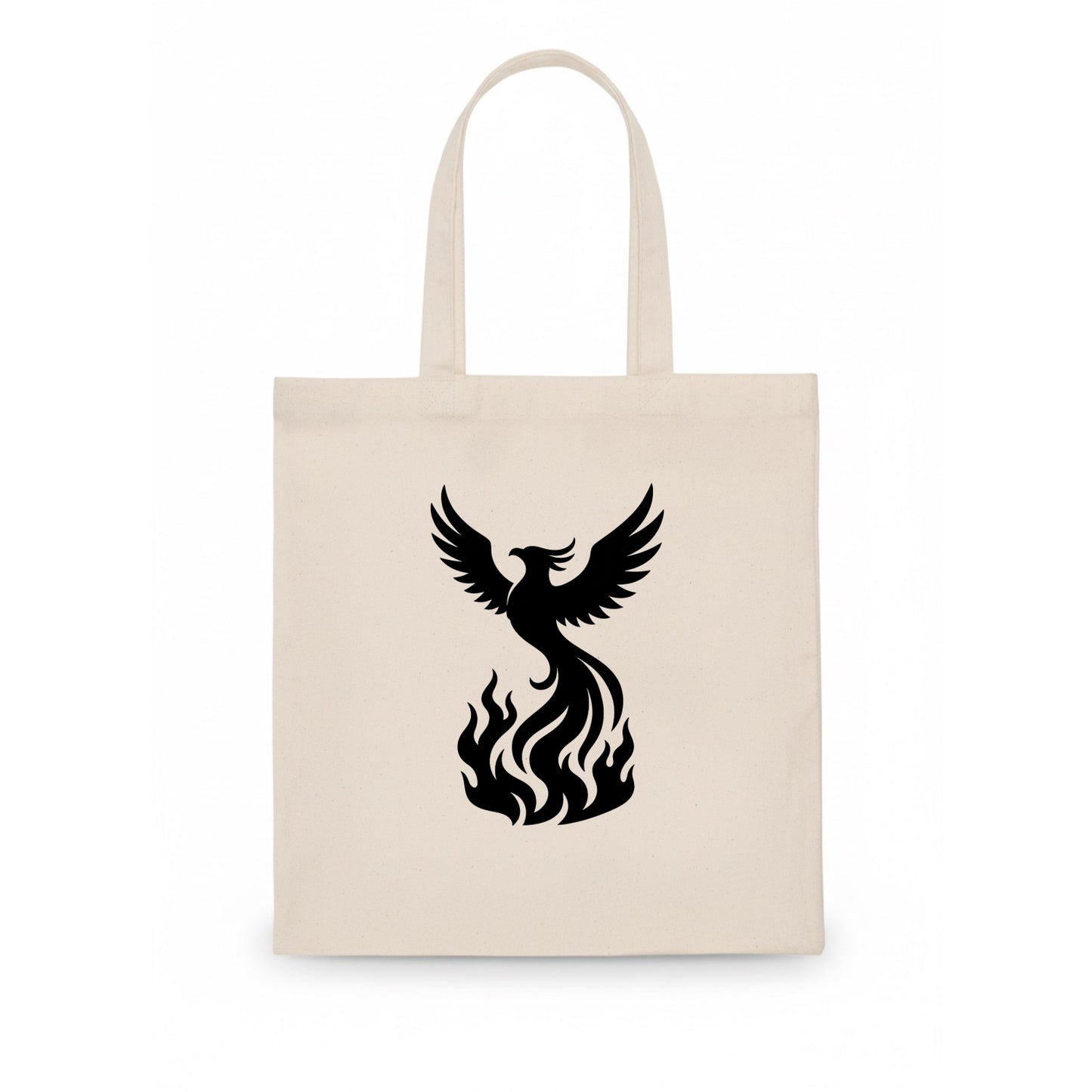 Phoenix rising from flames - Tote Bag - white