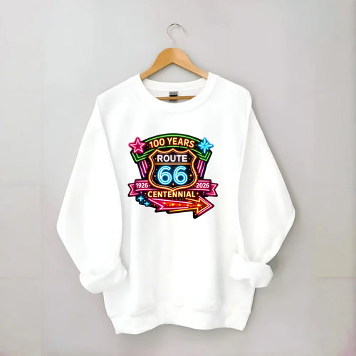 CENTENNIAL BADGE | 100 Years celebration emblem | 1926-2026 dates | - Crewneck Sweatshirt