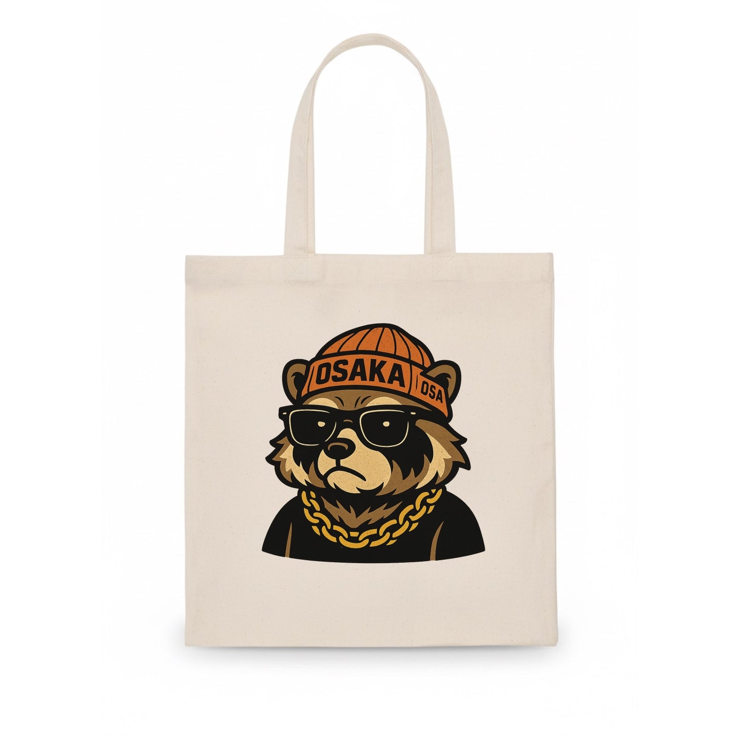 Osaka Tanuki - Tote Bag - white