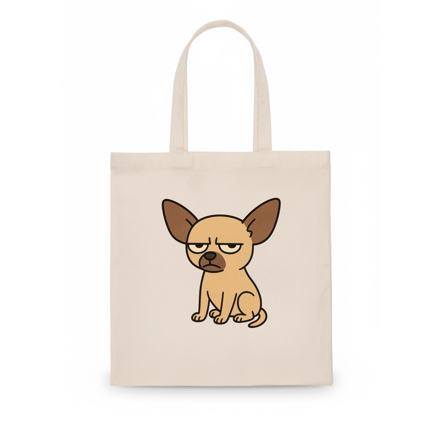 The Chihuahua Judging Silently - Tote Bag - white