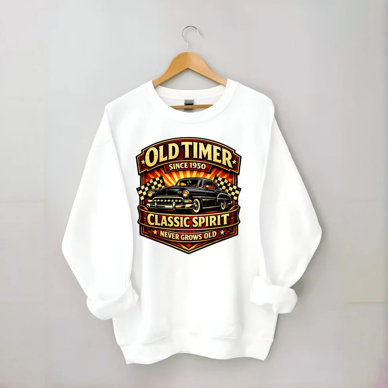 Old Timer Classic Spirit - Crewneck Sweatshirt - white