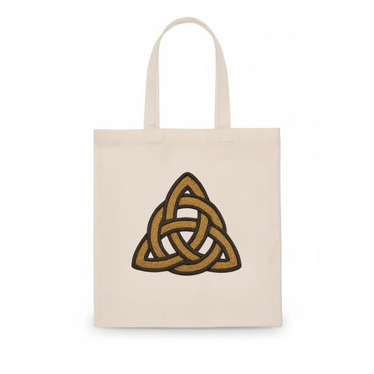 Trinity Knot  - Tote Bag - white
