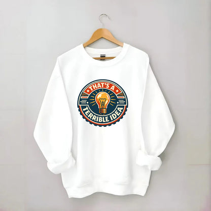 Bold Idea Rebellion - Crewneck Sweatshirt - white