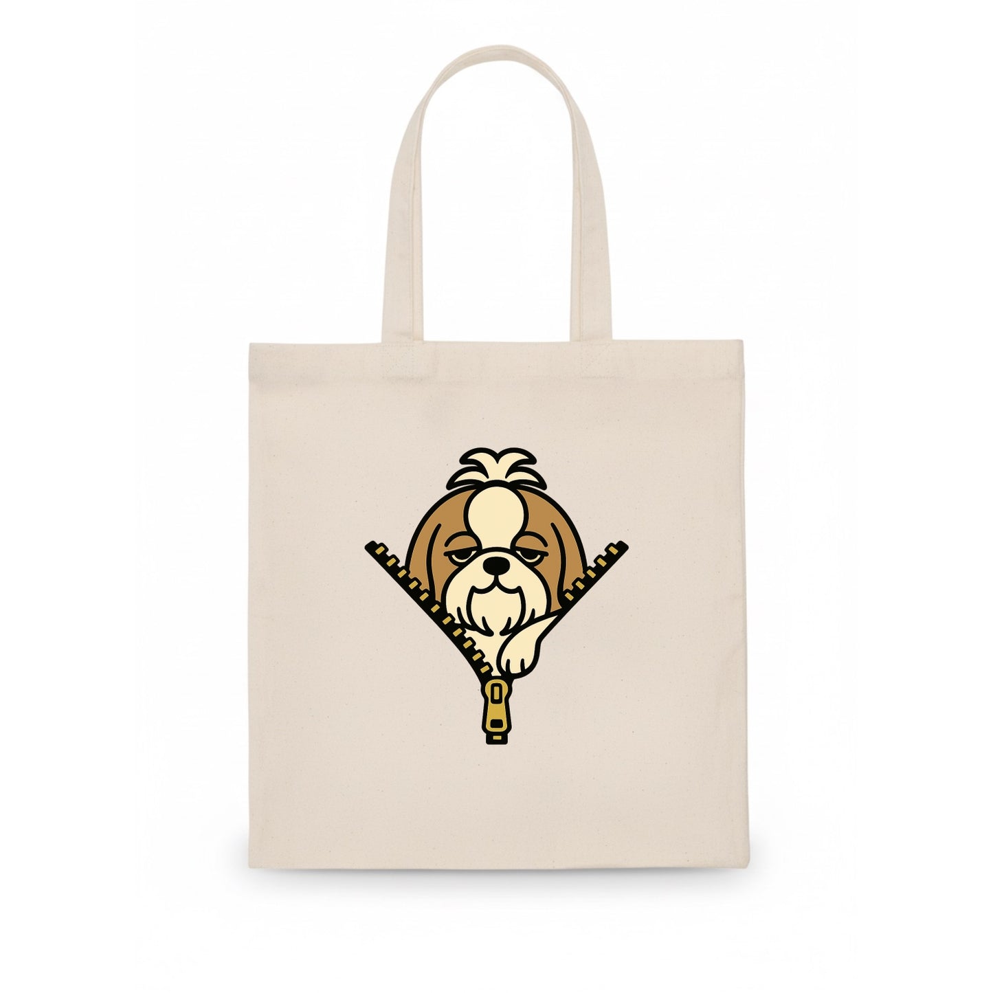 Shih Tzu - Tote Bag - white