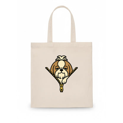 Shih Tzu - Tote Bag - white