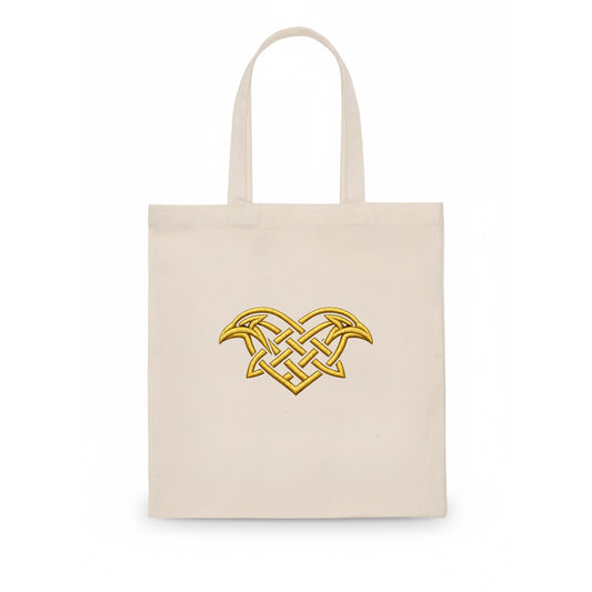 Raven Knot - Tote Bag - white
