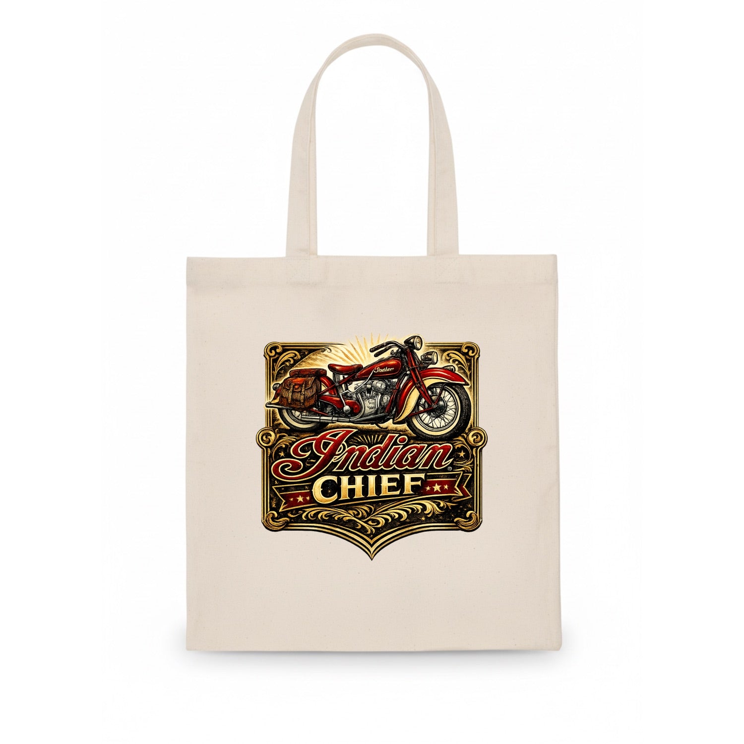Classic Indian Chief - Tote Bag - white