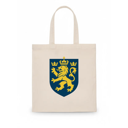 Sweden Three Crowns Emblem  - Tote Bag - white