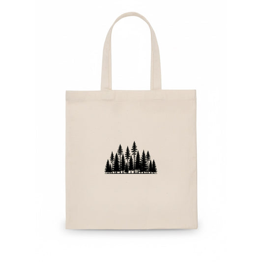 Pine Forest - Tote Bag - white